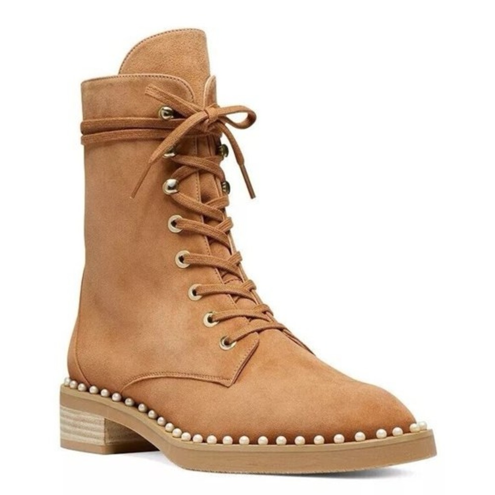 Stuart Weitzman pearl suede boots